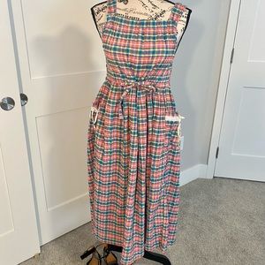Vintage 90’s gingham plaid sundress size M